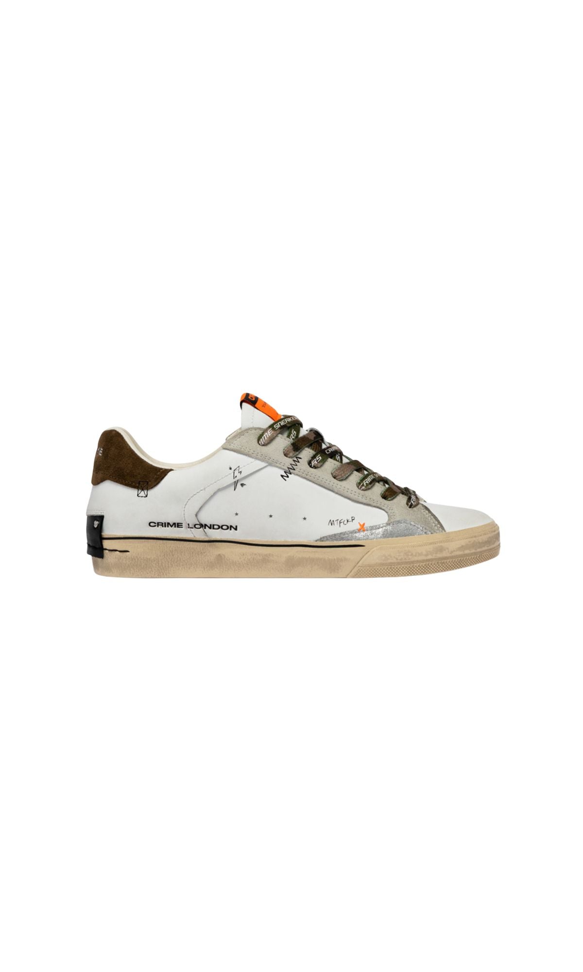 DECONSTRUCTED MILITARY GREEN - calzature - CRIME LONDON