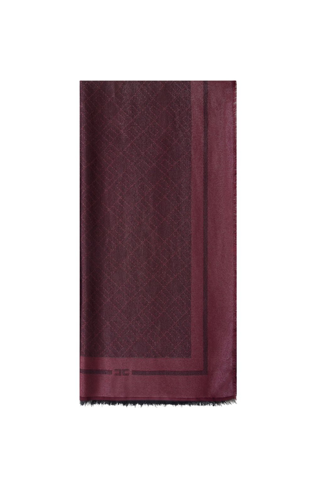 SCIARPA LOGO PATTERN MERLOT - Accessori - ELISABETTA FRANCHI