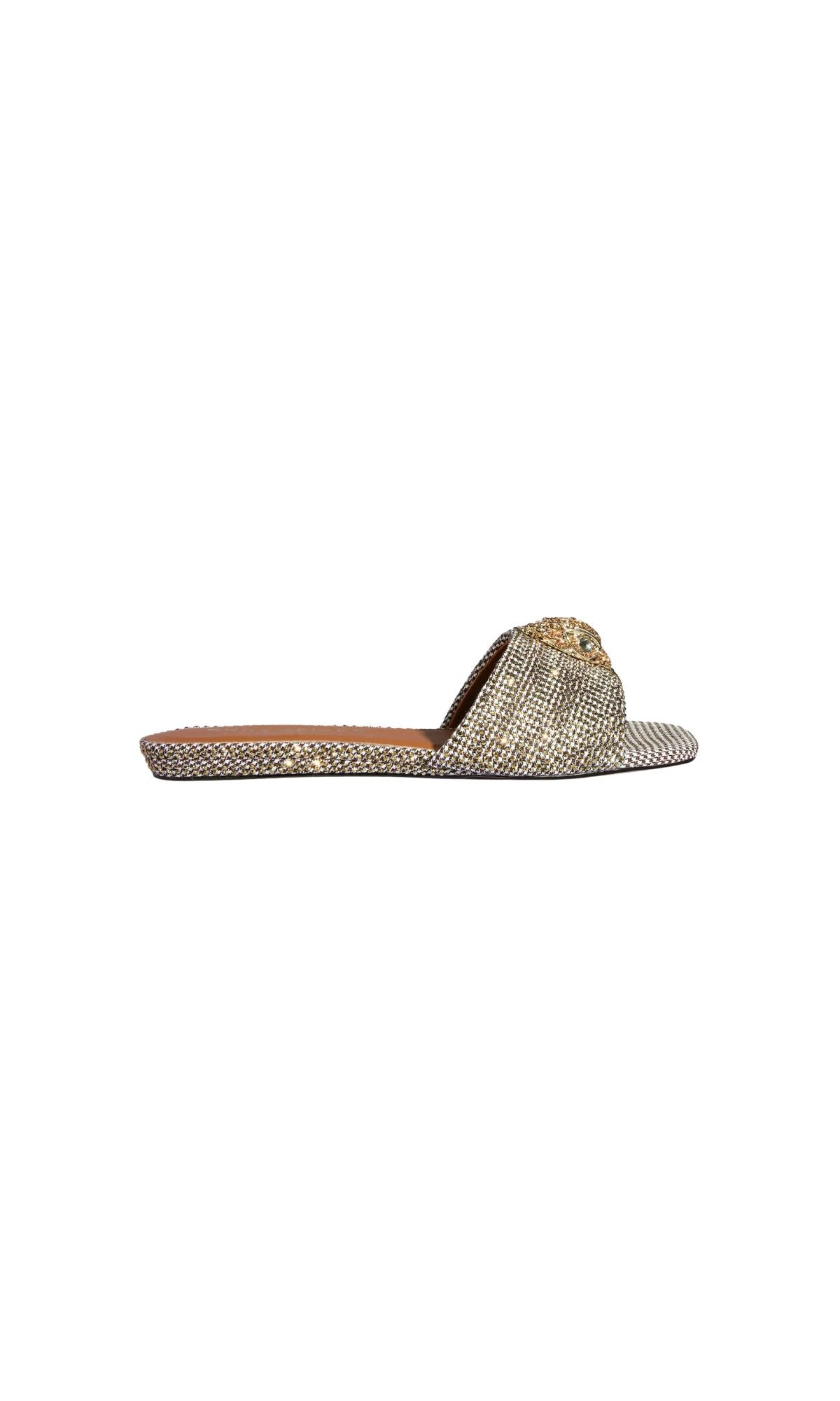 KENSINGTON FLAT SANDAL BEIGE - calzature - KURT GEIGER