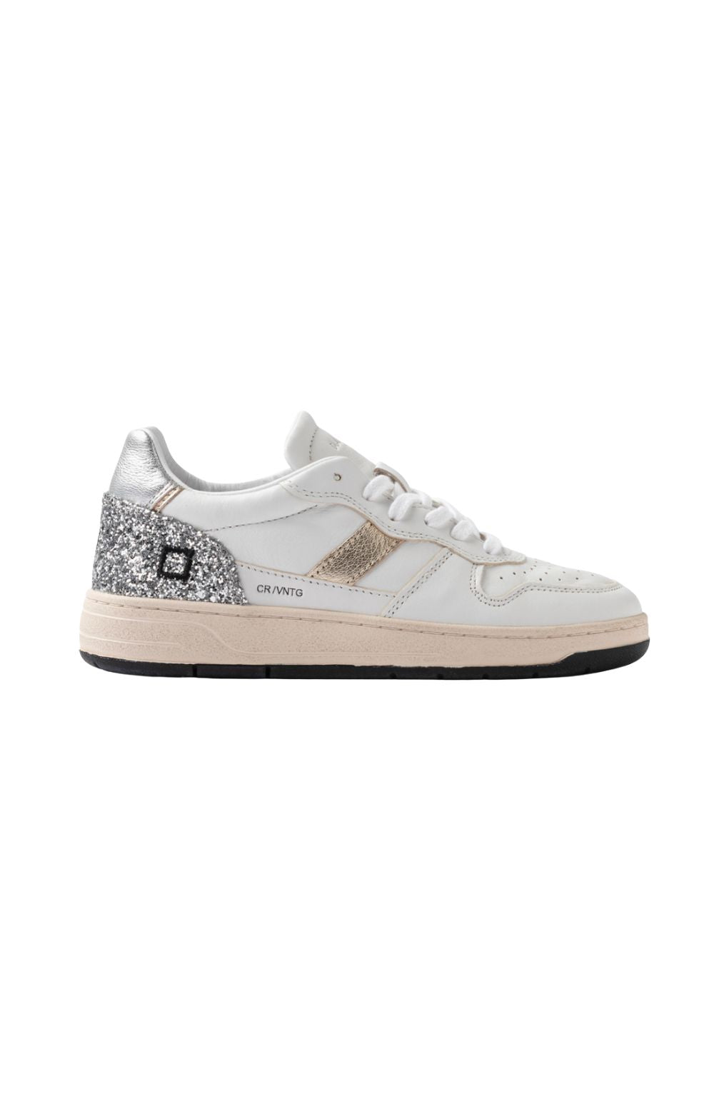 COURT 2.0 VINTAGE CALF WHITE/SILVER - calzature - D.A.T.E.