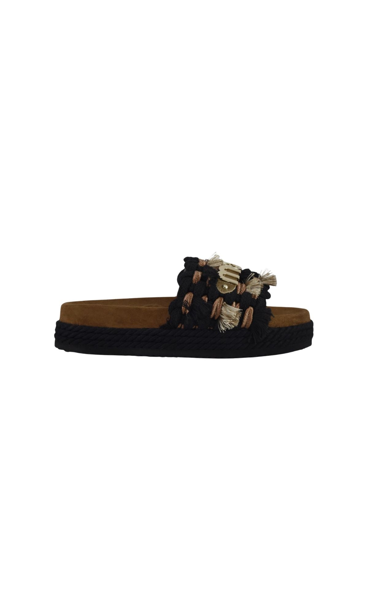 21 MONOBAND SANDAL BLACK - calzature - MOU