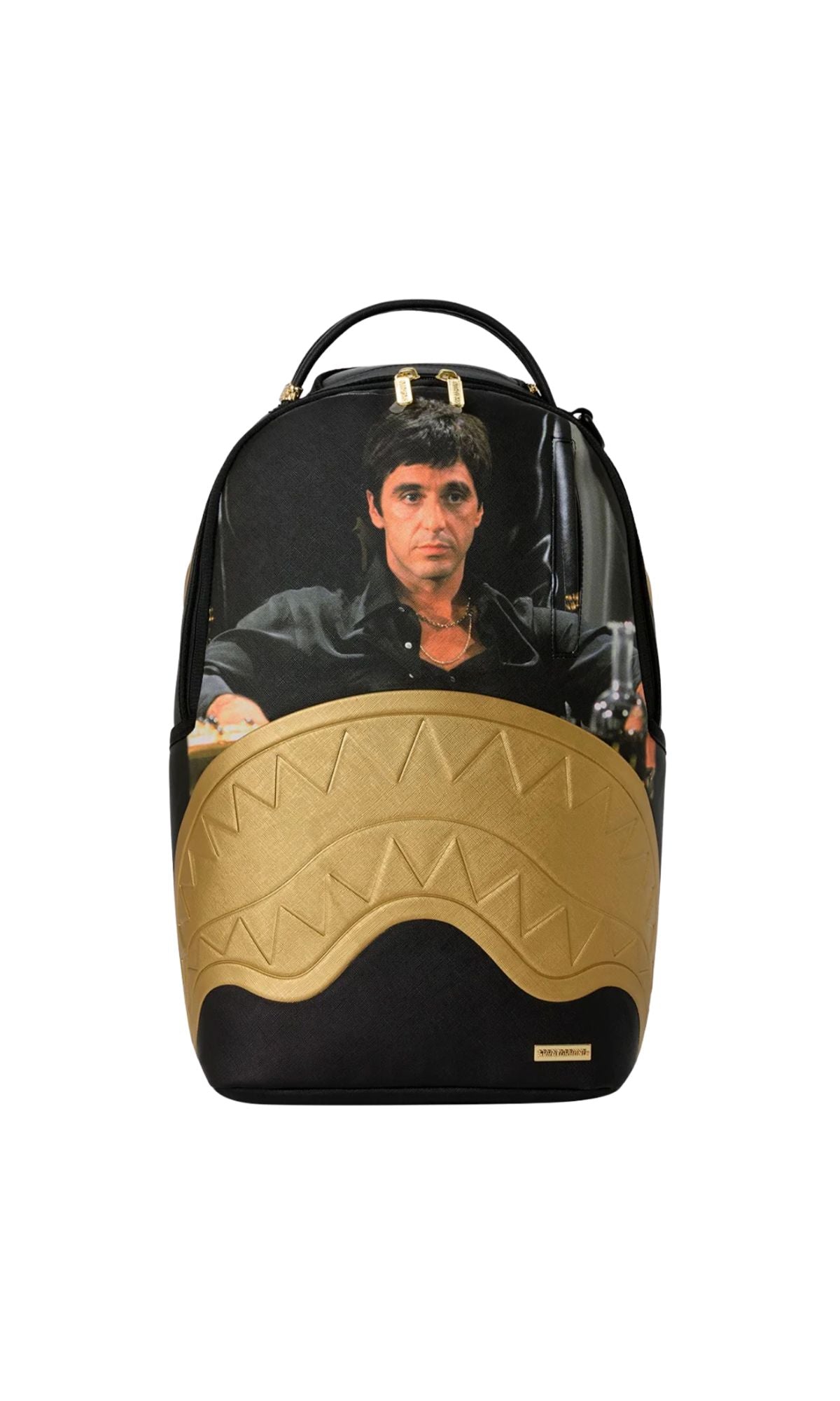 B9555 SCARFACE GOLD BACKPACK - Accessori - SPRAYGROUND